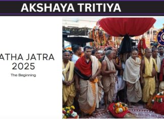 What happens on The Akshay Tritiya in Sri Jagannatha Temple?